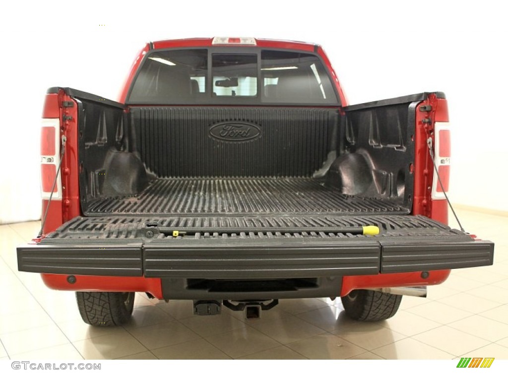 2010 F150 Platinum SuperCrew 4x4 - Red Candy Metallic / Sienna Brown Leather/Black photo #65