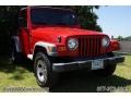 2002 Flame Red Jeep Wrangler X 4x4  photo #43