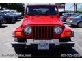 2002 Flame Red Jeep Wrangler X 4x4  photo #44