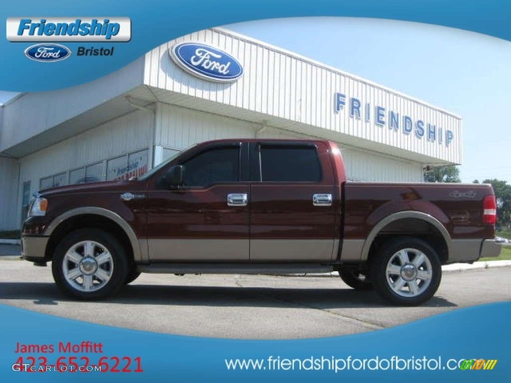 2006 F150 King Ranch SuperCrew 4x4 - Dark Copper Metallic / Castano Brown Leather photo #1