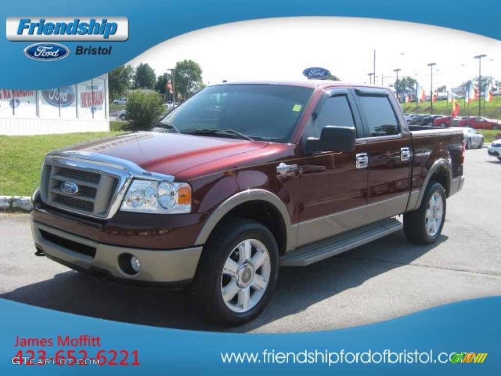 2006 F150 King Ranch SuperCrew 4x4 - Dark Copper Metallic / Castano Brown Leather photo #2