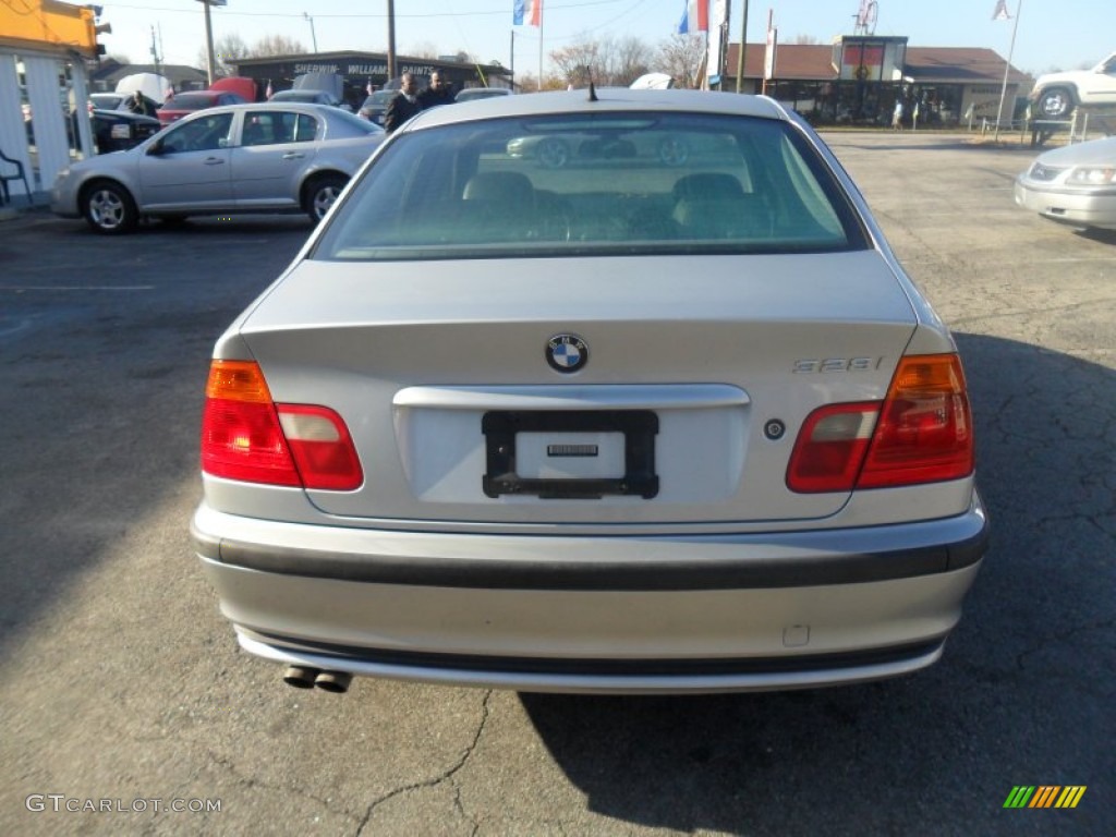 2000 3 Series 328i Sedan - Titanium Silver Metallic / Black photo #2