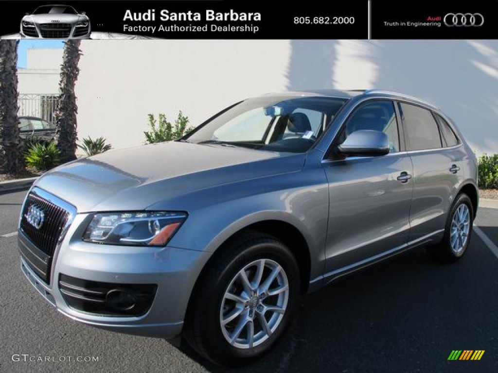 2009 Q5 3.2 Premium Plus quattro - Quartz Gray Metallic / Black photo #1