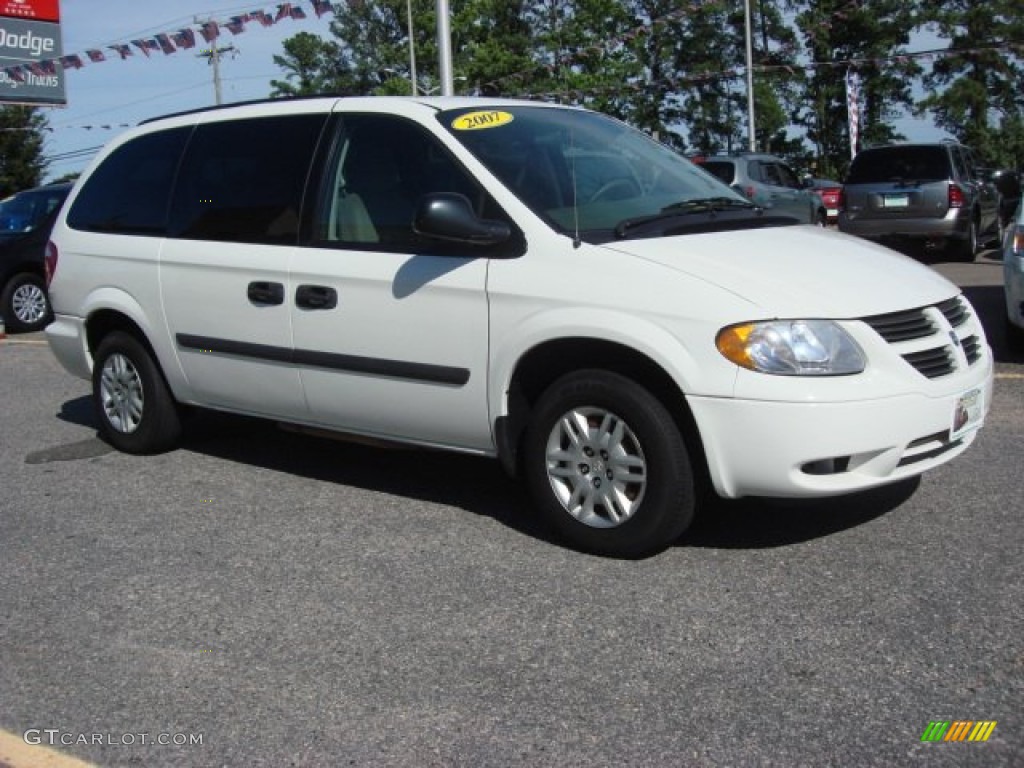 Stone White 2007 Dodge Grand Caravan SE Exterior Photo #67230882