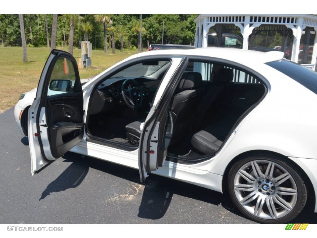 2008 5 Series 550i Sedan - Alpine White / Cream Beige Dakota Leather photo #11