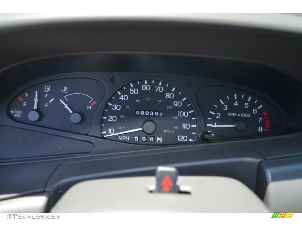 2002 Ford Escort ZX2 Coupe Gauges Photo #67234218