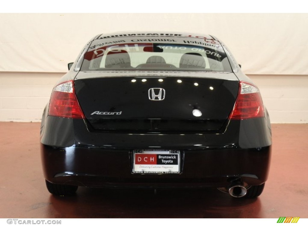 2009 Accord EX Coupe - Crystal Black Pearl / Black photo #7