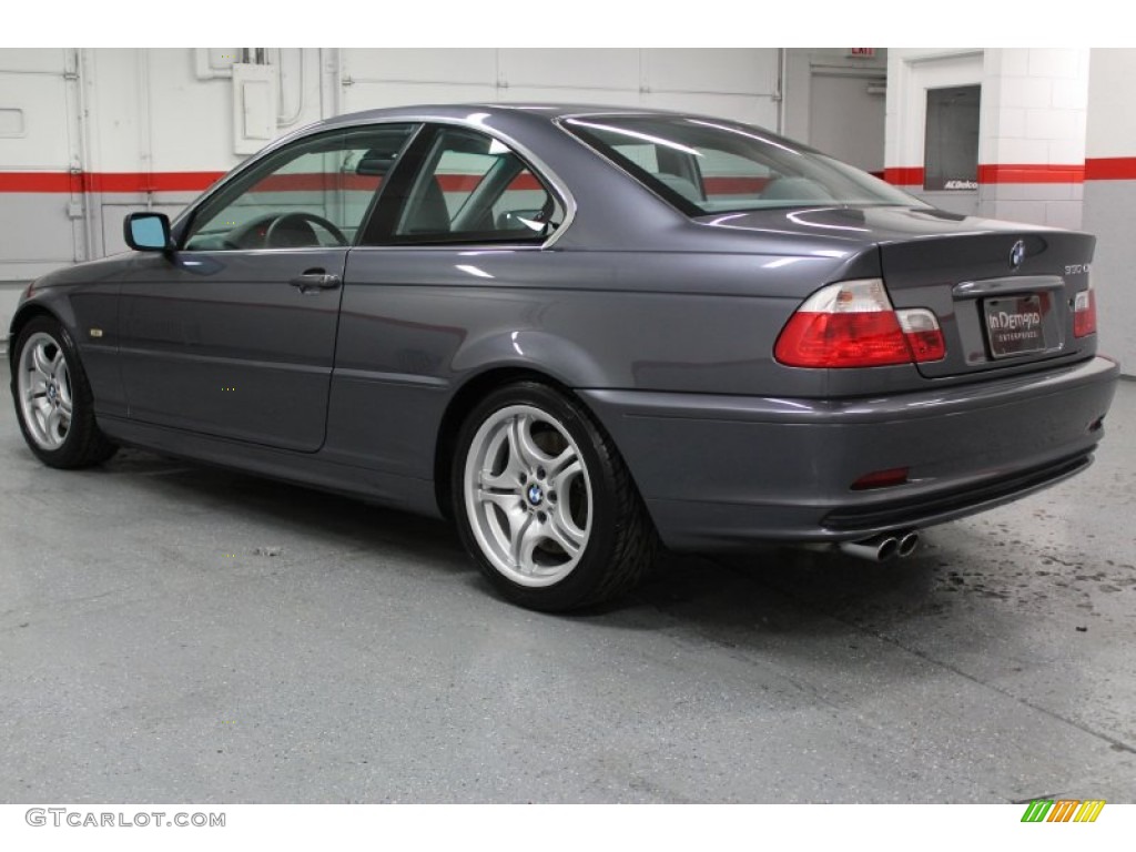 2002 3 Series 330i Coupe - Steel Grey Metallic / Sand photo #5