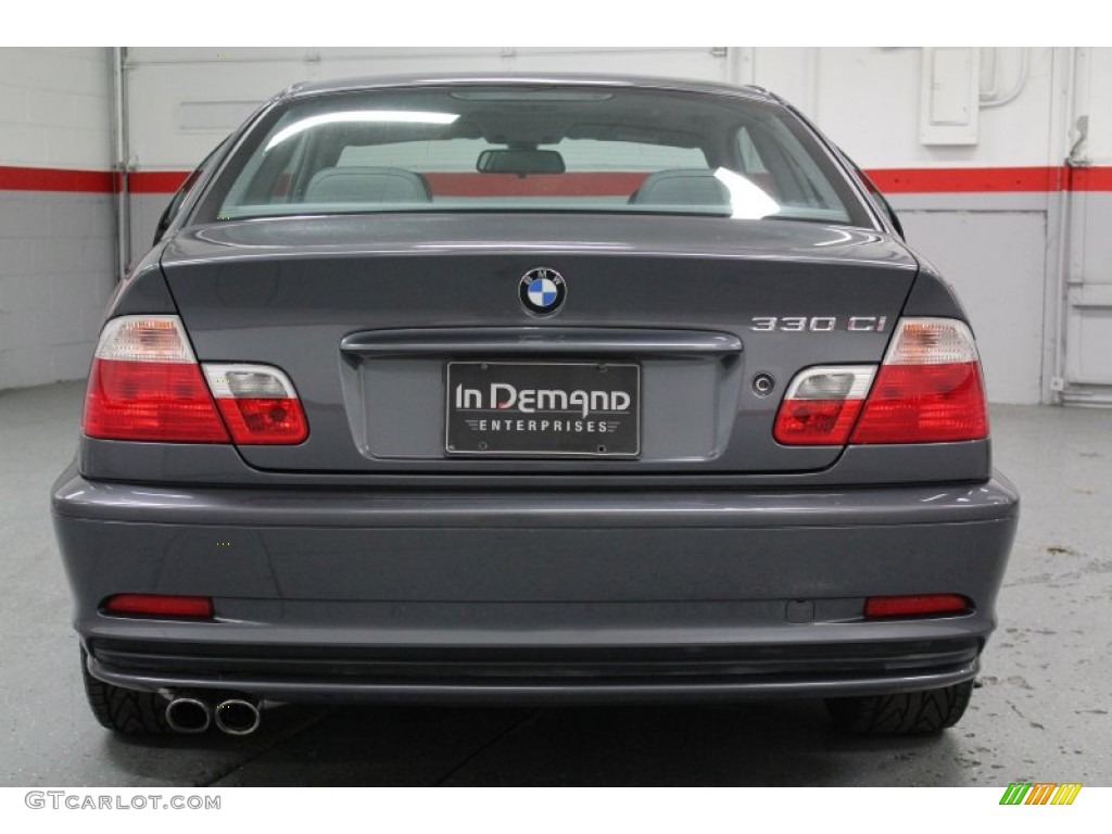 2002 3 Series 330i Coupe - Steel Grey Metallic / Sand photo #6