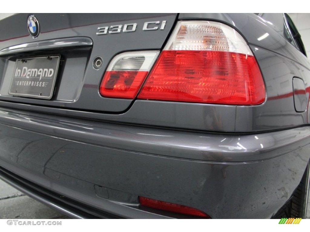 2002 3 Series 330i Coupe - Steel Grey Metallic / Sand photo #19