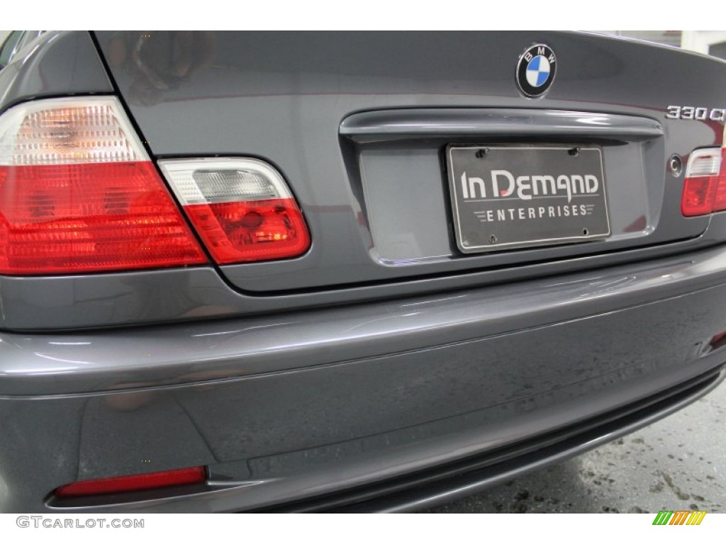 2002 3 Series 330i Coupe - Steel Grey Metallic / Sand photo #20
