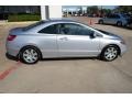 2007 Alabaster Silver Metallic Honda Civic LX Coupe  photo #8