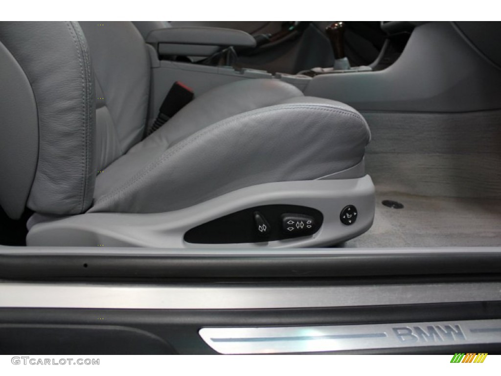 2002 3 Series 330i Coupe - Steel Grey Metallic / Sand photo #59
