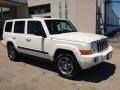 2007 Stone White Jeep Commander Sport 4x4  photo #2