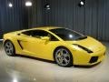 2005 Pearl Yellow Lamborghini Gallardo Coupe E-Gear  photo #3