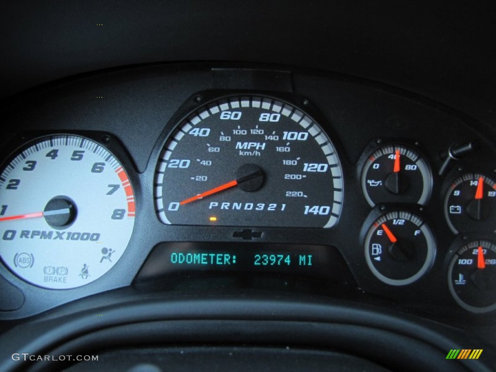 2009 Chevrolet TrailBlazer SS AWD Gauges Photo #67237737