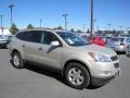 2012 Gold Mist Metallic Chevrolet Traverse LT AWD  photo #1