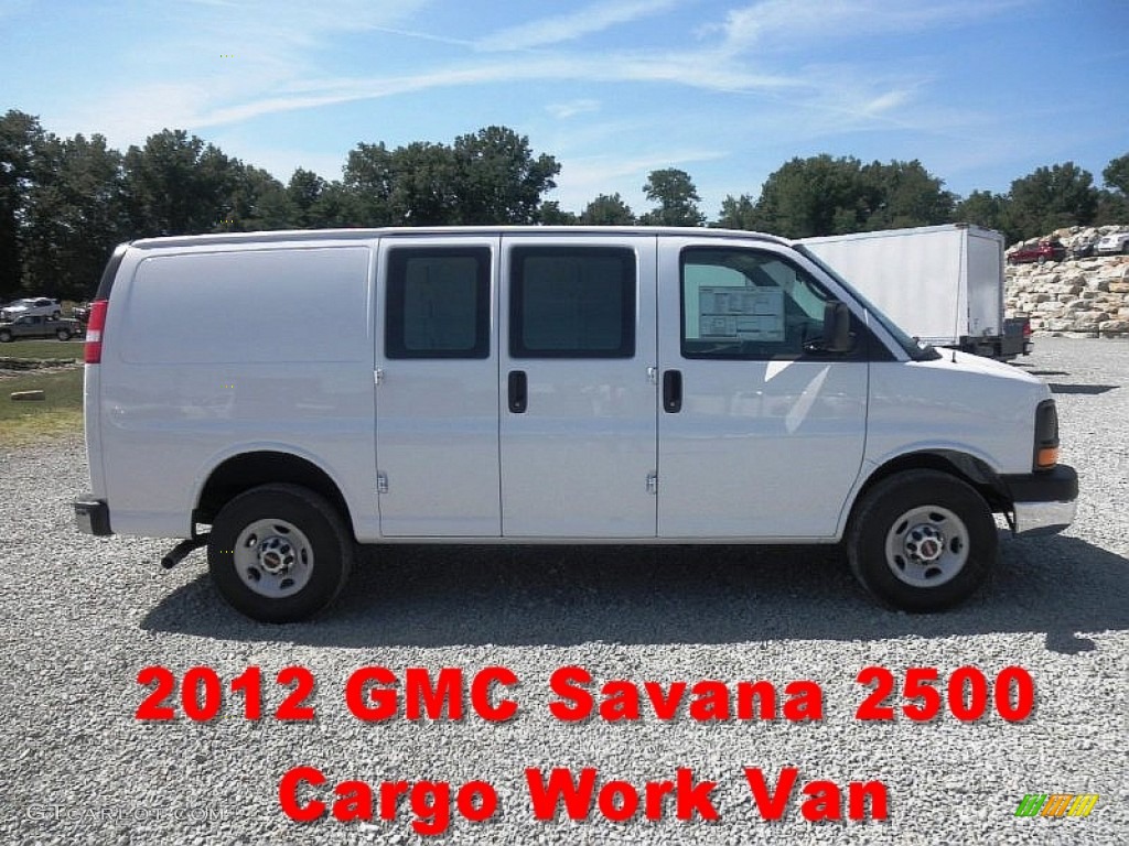 2012 Savana Van 2500 Cargo - Summit White / Medium Pewter photo #1