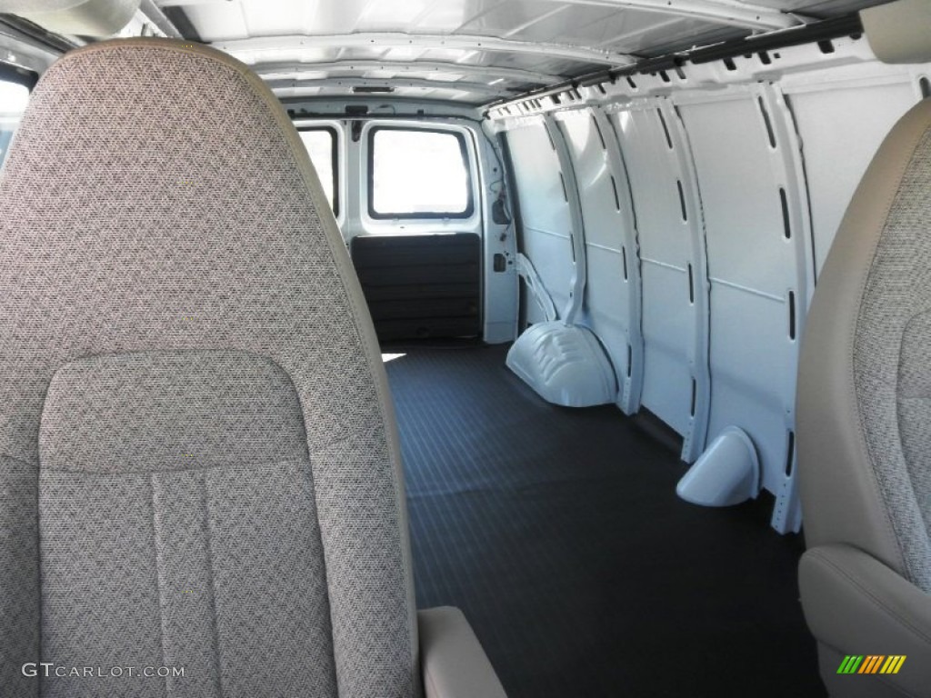 2012 Savana Van 2500 Extended Cargo - Summit White / Medium Pewter photo #17