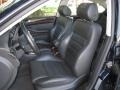2004 Audi A6 Ebony Interior Front Seat Photo