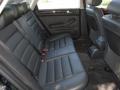 2004 Audi A6 Ebony Interior Rear Seat Photo