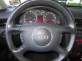 2004 Audi A6 Ebony Interior Steering Wheel Photo