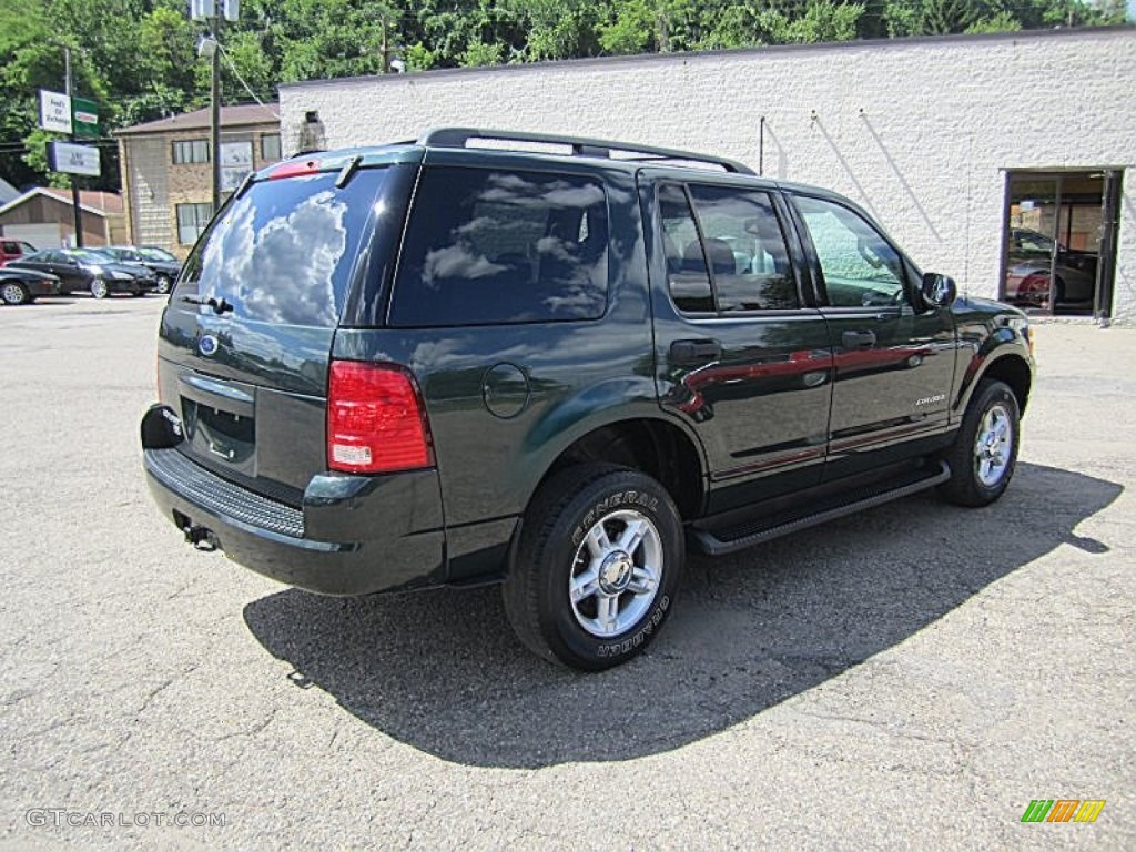 2004 Explorer XLT 4x4 - Aspen Green Metallic / Graphite photo #7