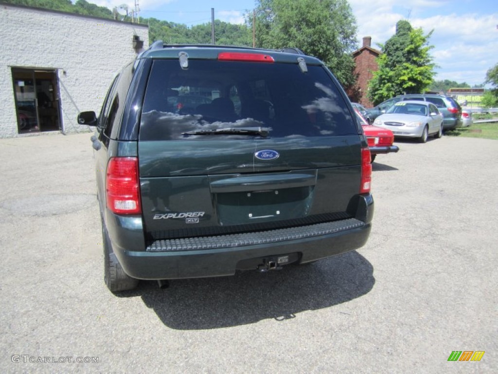 2004 Explorer XLT 4x4 - Aspen Green Metallic / Graphite photo #9