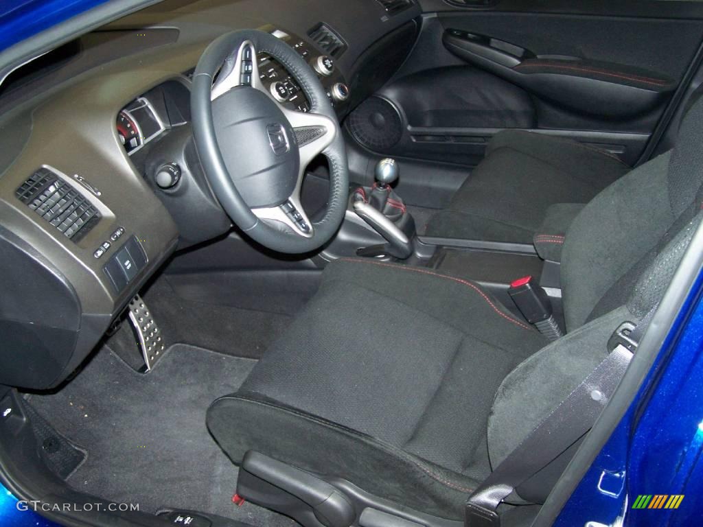Black Interior 2008 Honda Civic Mugen Si Sedan Photo #6724038