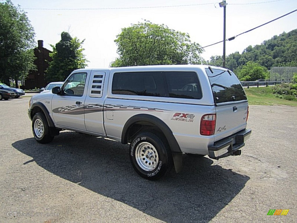 2003 Ranger FX4 Level II SuperCab 4x4 - Silver Frost Metallic / Dark Graphite/Blue photo #3