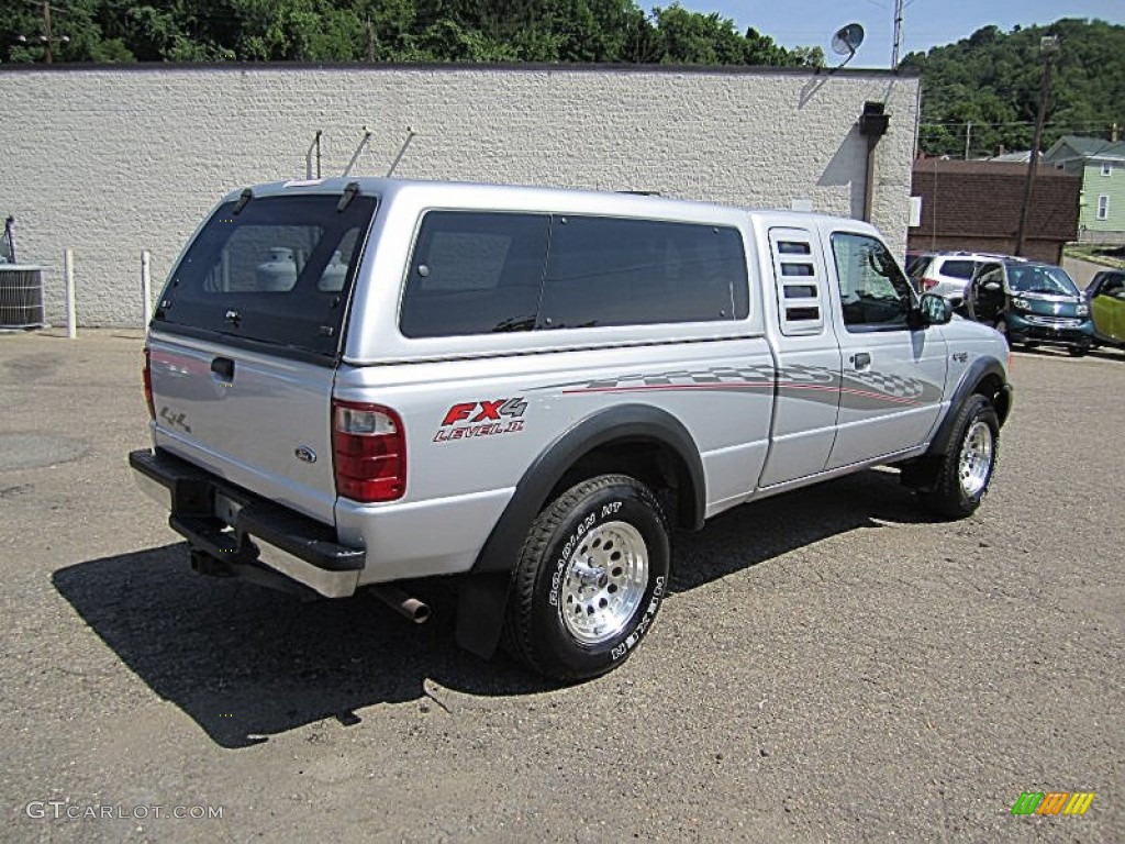 2003 Ranger FX4 Level II SuperCab 4x4 - Silver Frost Metallic / Dark Graphite/Blue photo #6