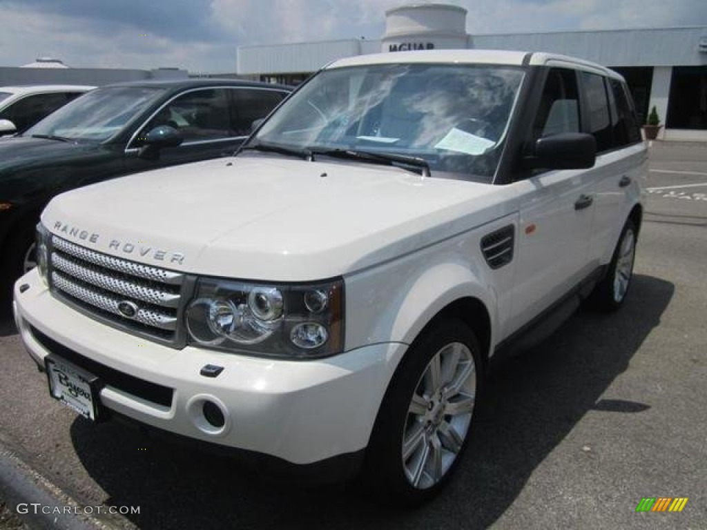 2008 Range Rover Sport Supercharged - Alaska White / Ivory photo #1