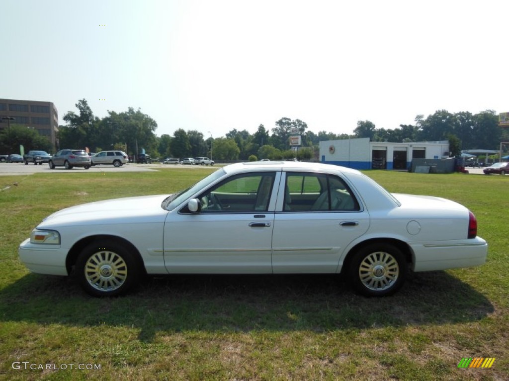 2006 Grand Marquis LS - Vibrant White / Light Camel photo #4