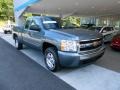 2008 Blue Granite Metallic Chevrolet Silverado 1500 LT Extended Cab 4x4  photo #1