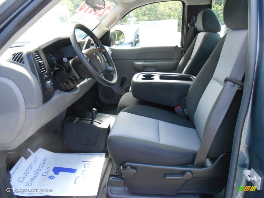 2009 Silverado 1500 Regular Cab 4x4 - Blue Granite Metallic / Dark Titanium photo #8