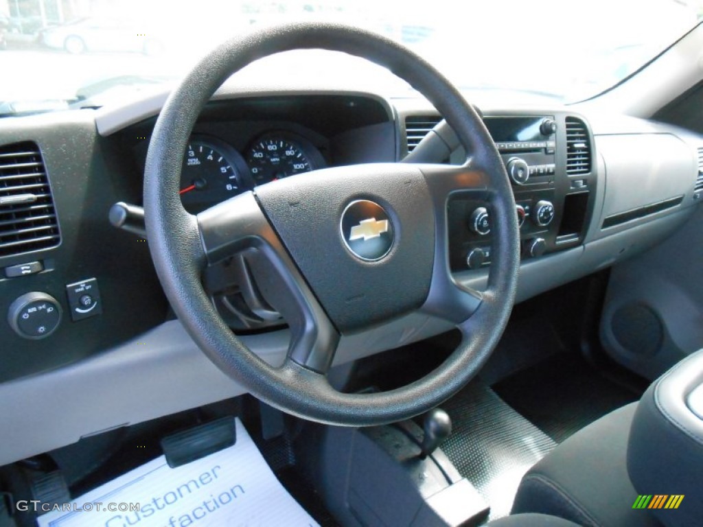 2009 Silverado 1500 Regular Cab 4x4 - Blue Granite Metallic / Dark Titanium photo #10