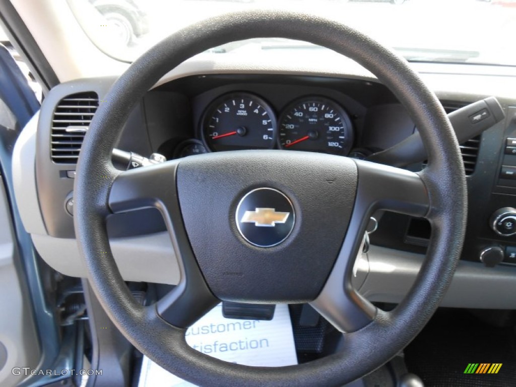 2009 Silverado 1500 Regular Cab 4x4 - Blue Granite Metallic / Dark Titanium photo #13