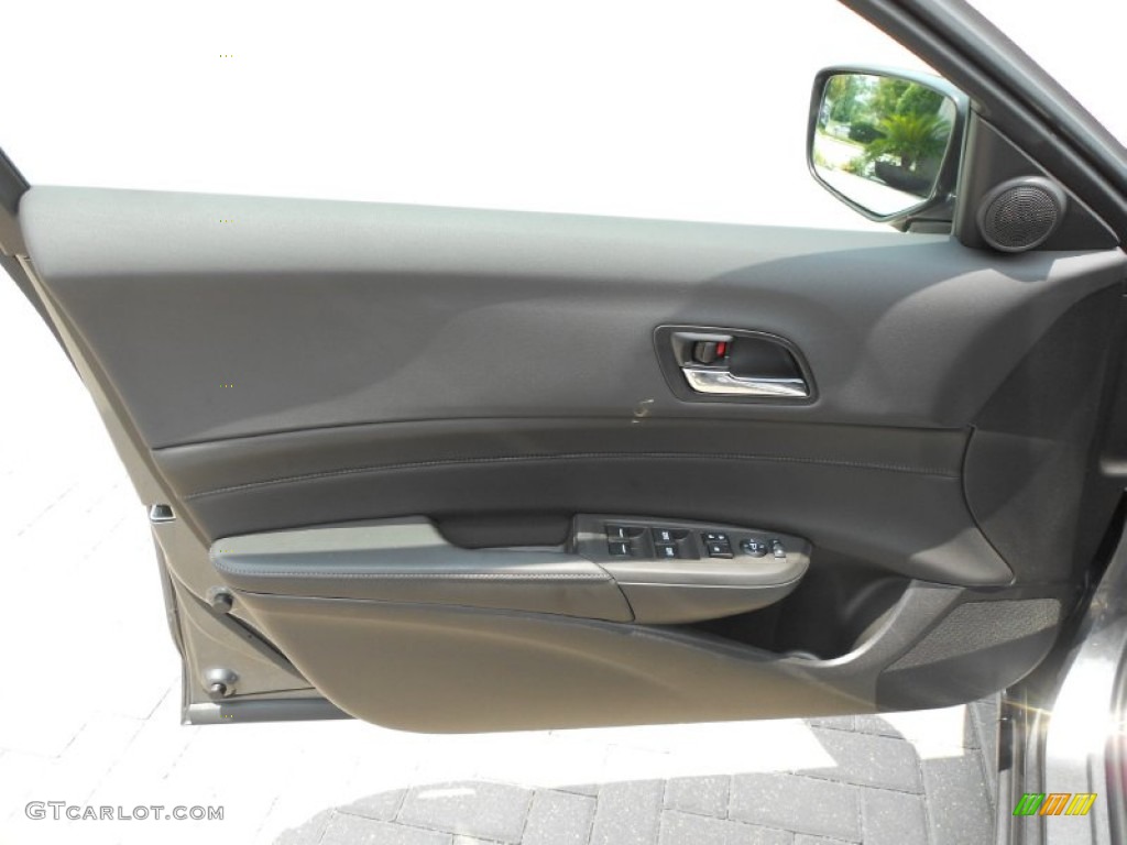 2013 Acura ILX 2.0L Technology Ebony Door Panel Photo #67244550