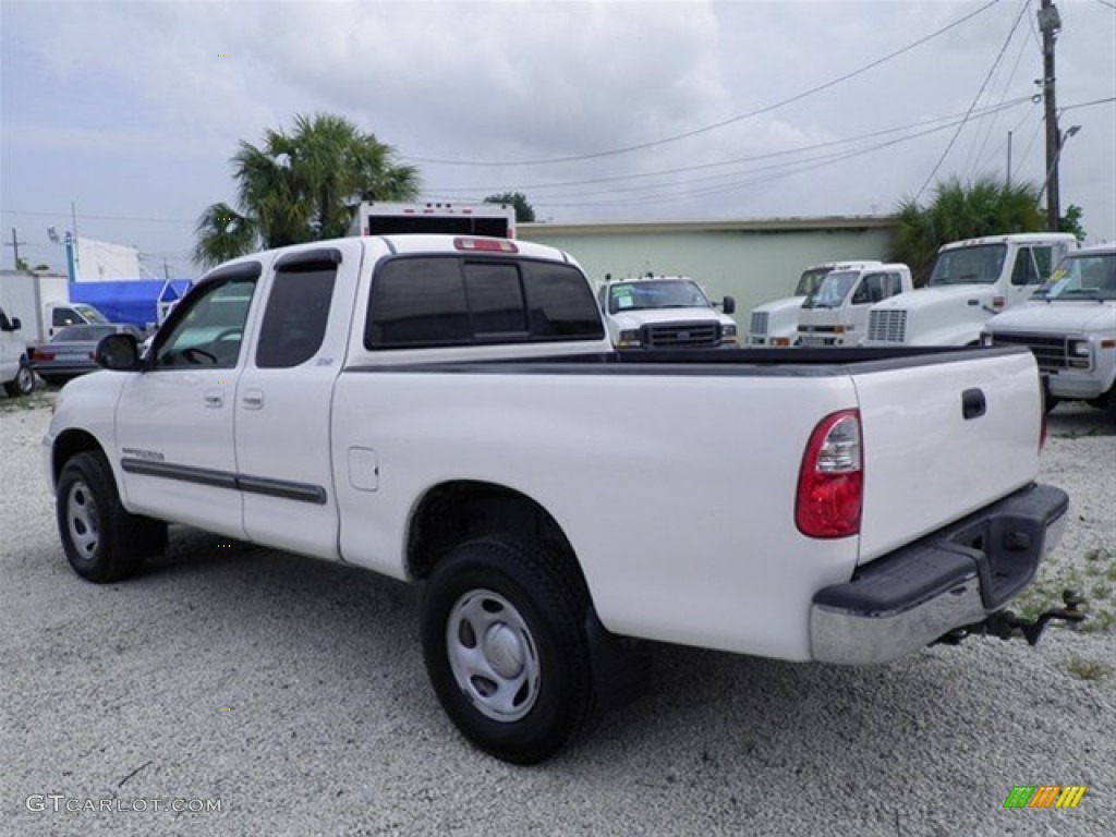 2005 Tundra SR5 Access Cab 4x4 - Natural White / Dark Gray photo #8