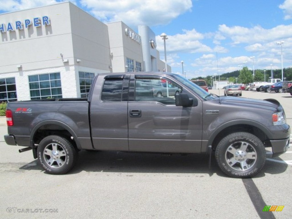 2004 F150 FX4 SuperCab 4x4 - Dark Shadow Grey Metallic / Black photo #2