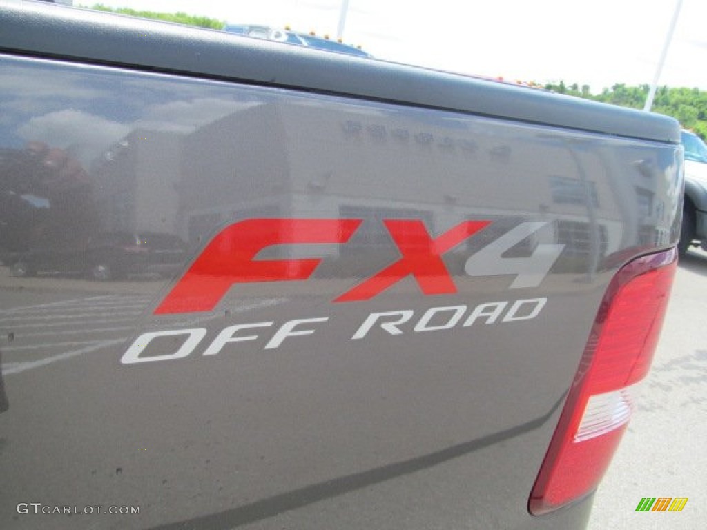 2004 F150 FX4 SuperCab 4x4 - Dark Shadow Grey Metallic / Black photo #8