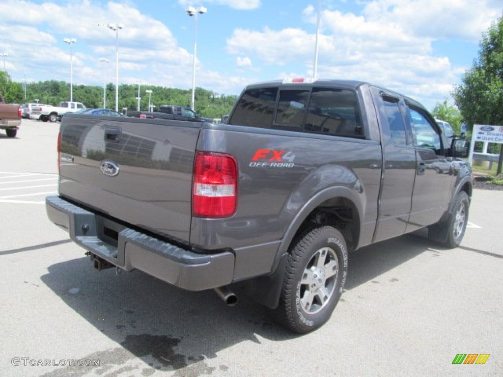 2004 F150 FX4 SuperCab 4x4 - Dark Shadow Grey Metallic / Black photo #11