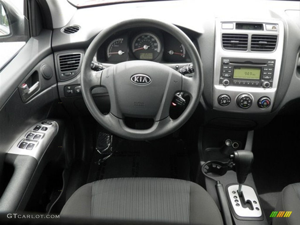 2010 Kia Sportage LX V6 4x4 Black Dashboard Photo #67247295