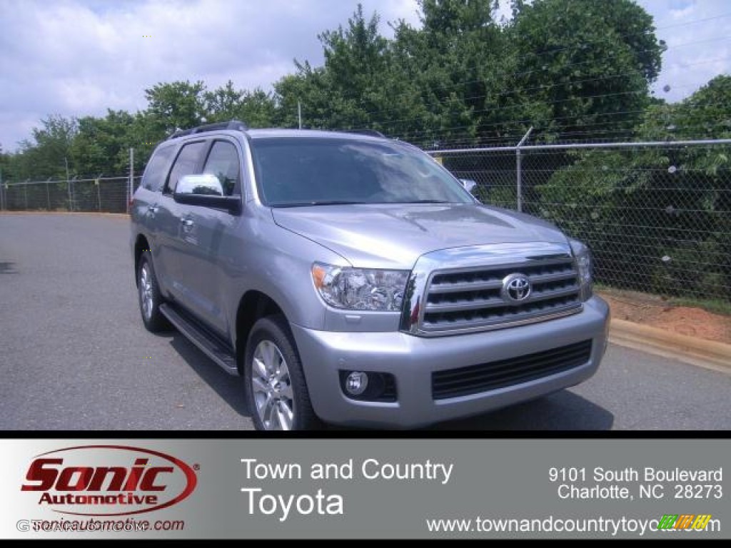 2012 Sequoia Limited - Silver Sky Metallic / Graphite Gray photo #1