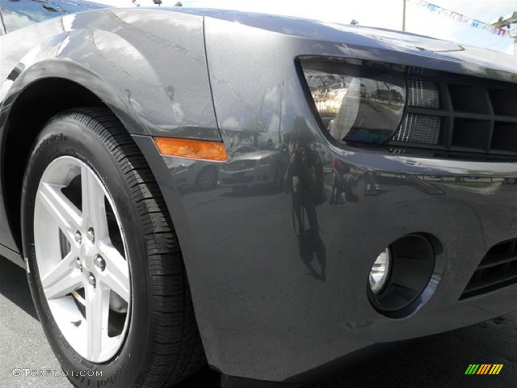 2010 Camaro LT Coupe - Cyber Gray Metallic / Gray photo #2