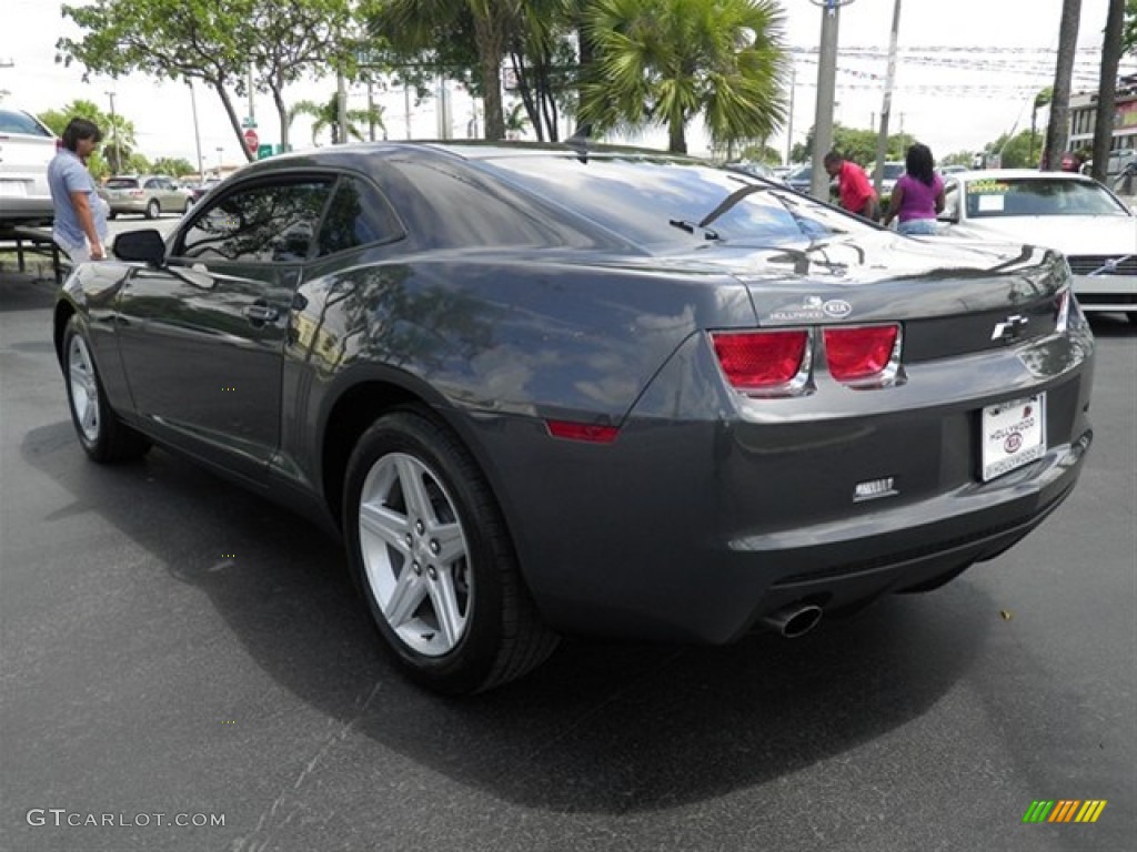 2010 Camaro LT Coupe - Cyber Gray Metallic / Gray photo #8