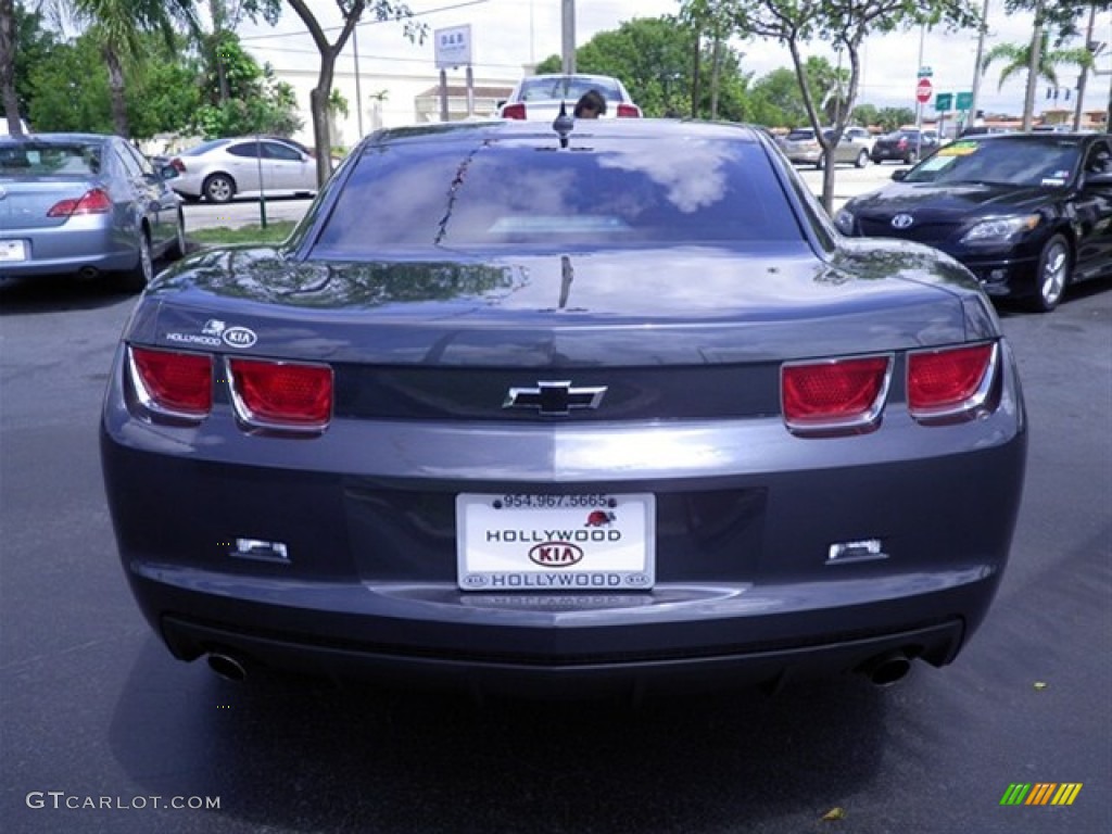 2010 Camaro LT Coupe - Cyber Gray Metallic / Gray photo #9