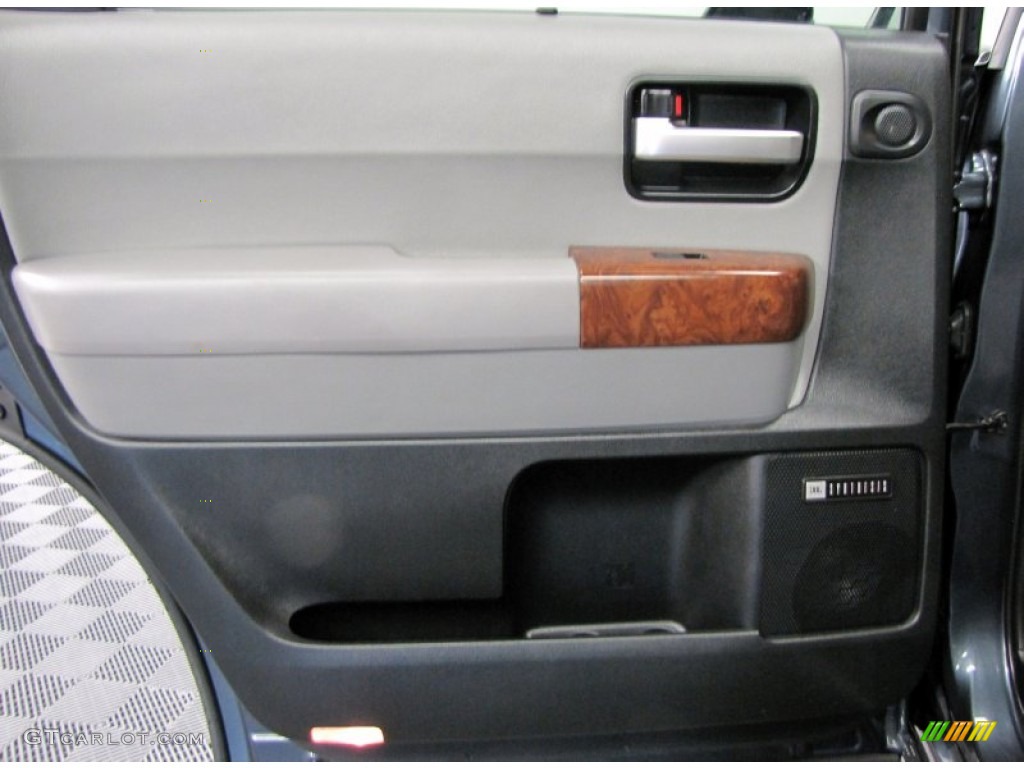 2010 Toyota Sequoia Platinum 4WD Graphite Door Panel Photo #67248930