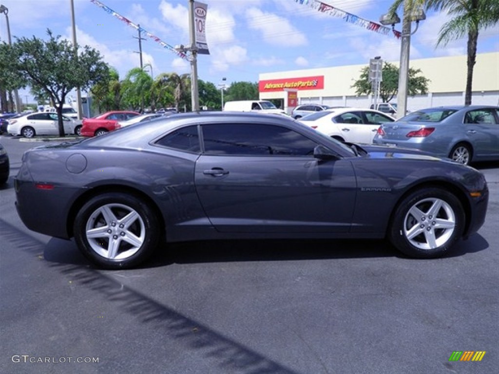 2010 Camaro LT Coupe - Cyber Gray Metallic / Gray photo #12