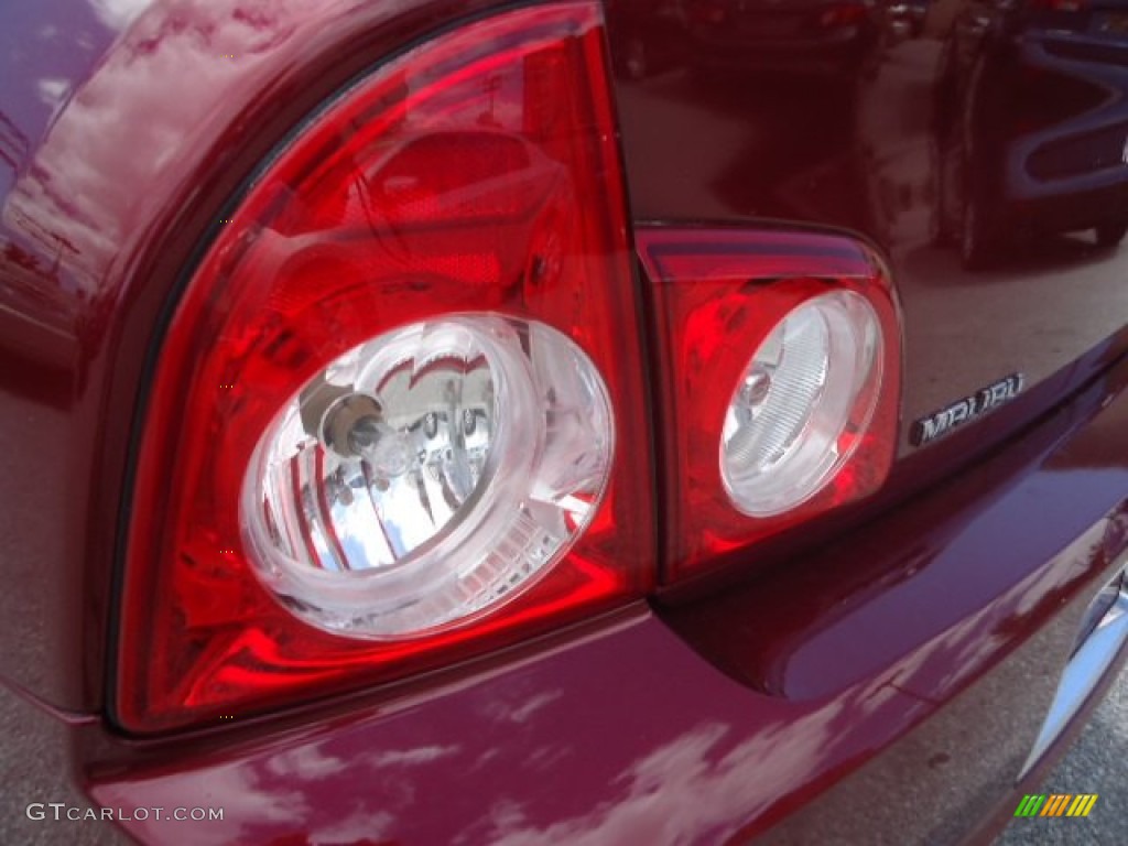 2008 Malibu LTZ Sedan - Red Jewel Tint Coat / Cocoa/Cashmere Beige photo #41